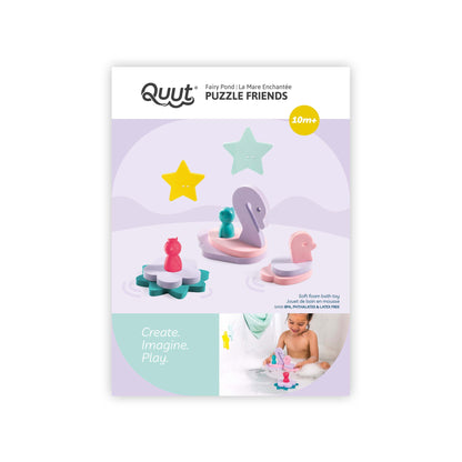 Quut Badspeelgoed Puzzle Friends Fairy Pond - 12 stuks