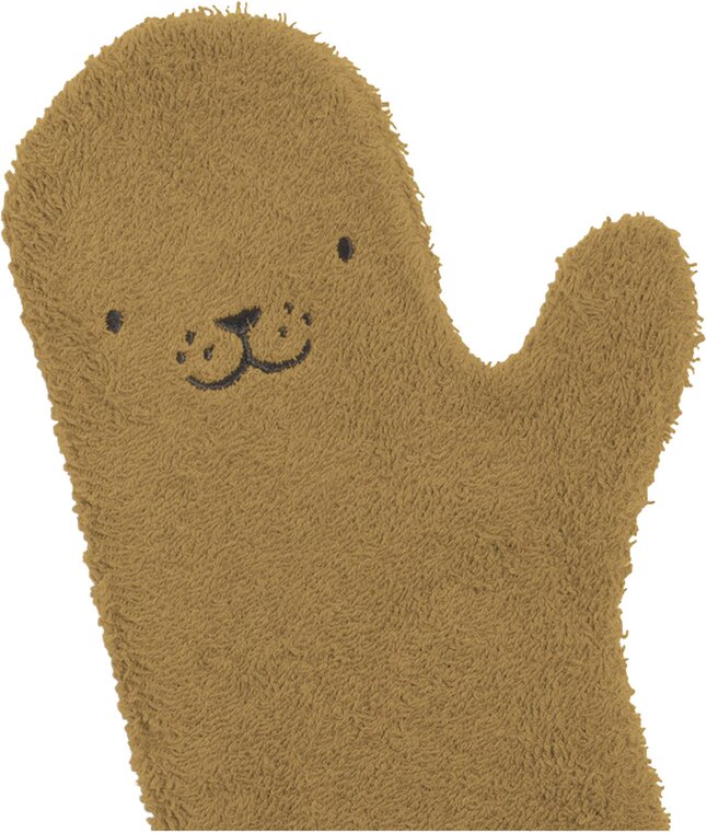 Nifty Gant de toilette Shower Glove Phoque Caramel 