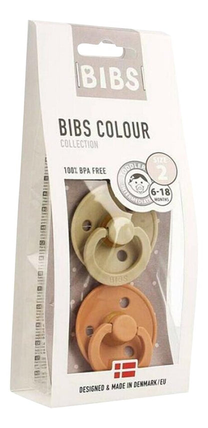 Bibs Sucette + 6 mois Vanilla/Peach