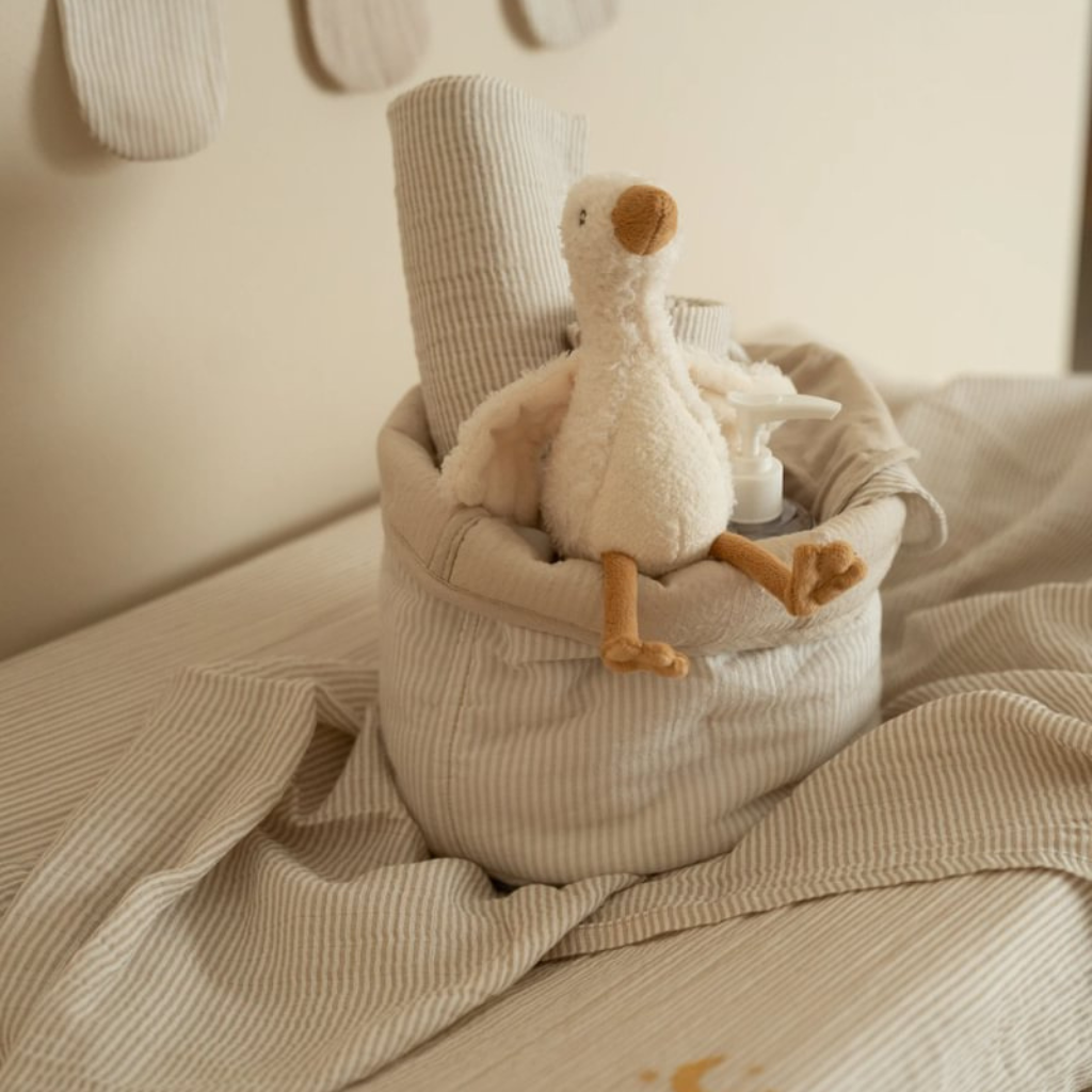 Little Dutch Opbergmand klein Pure Soft beige