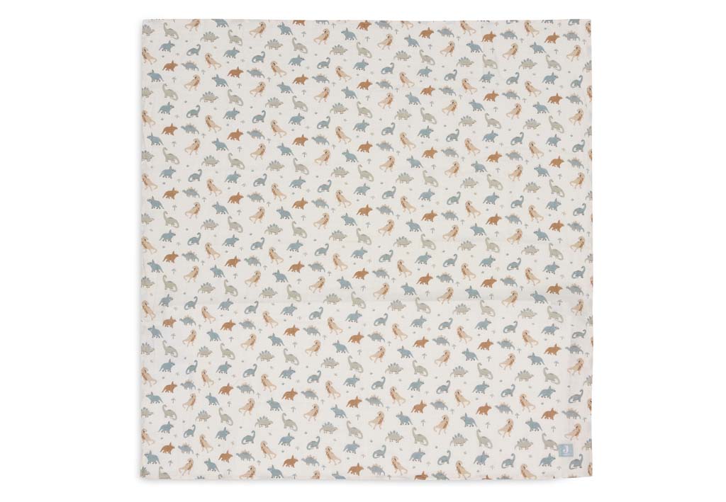 Jollein Tetradoek Roarsome 115 x 115 cm - 2 stuks