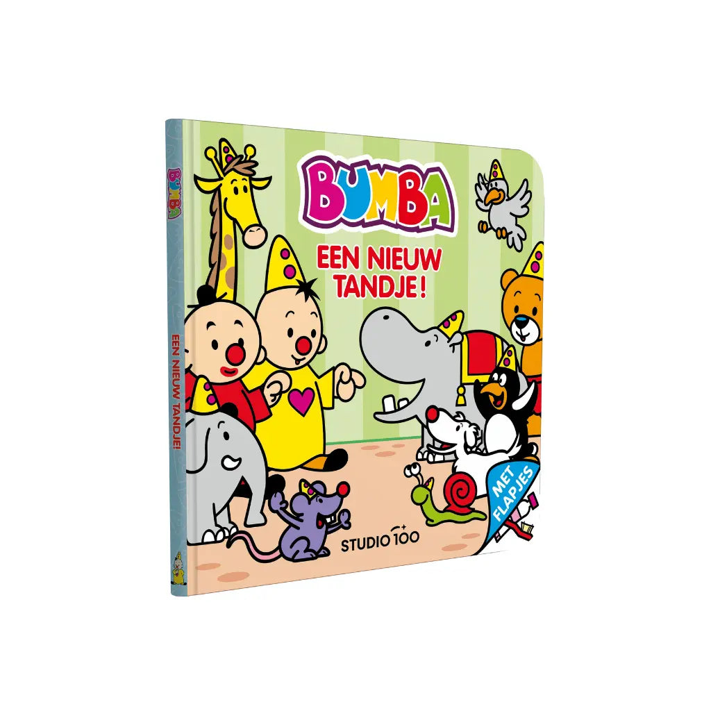 Bumba Livre en carton avec volets - Une nouvelle dent Bumba NL