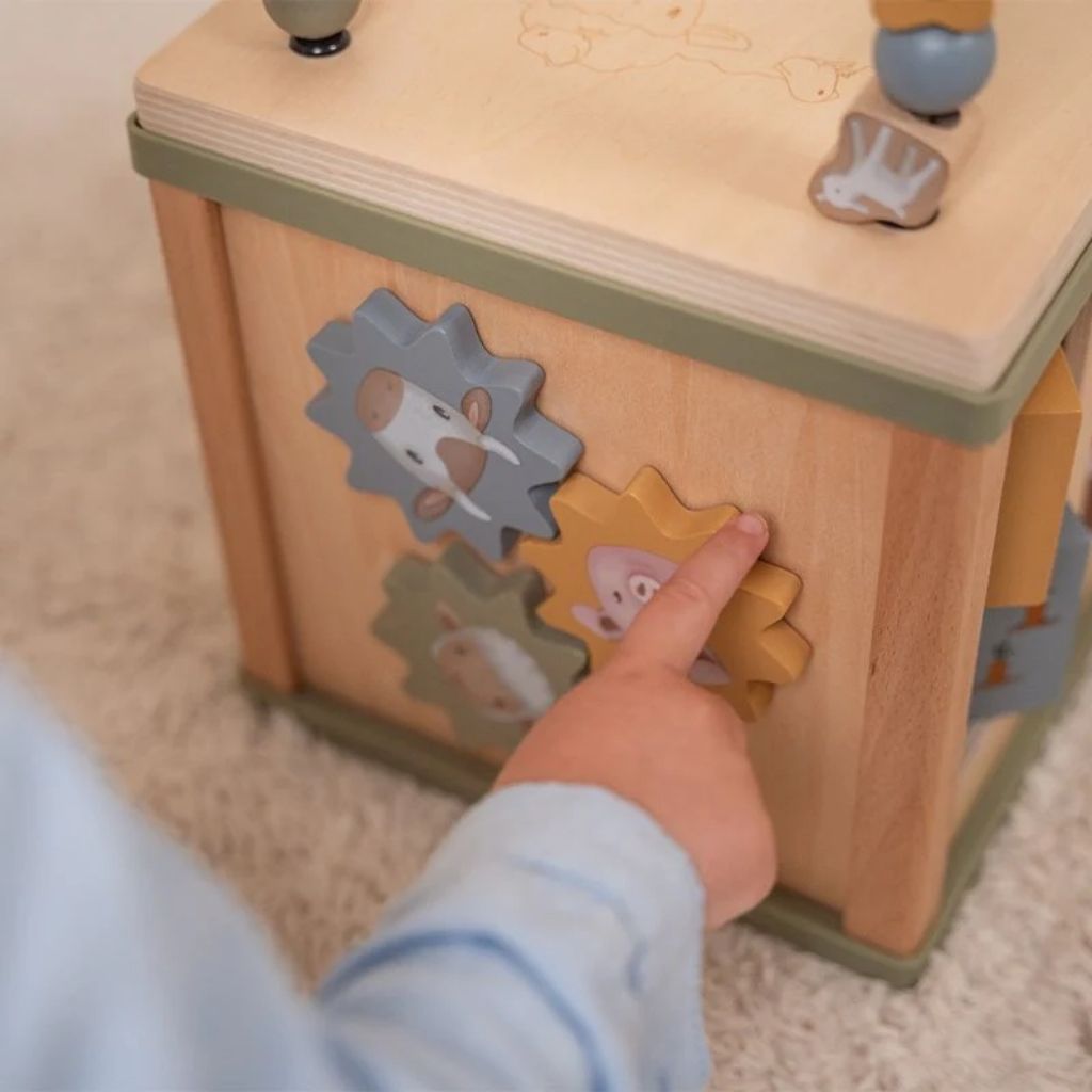 Little Dutch Cube d'activités en bois Little Farm