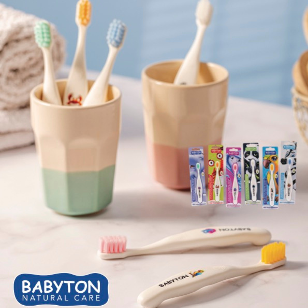 Babyton Brosse à dents bio Méduse