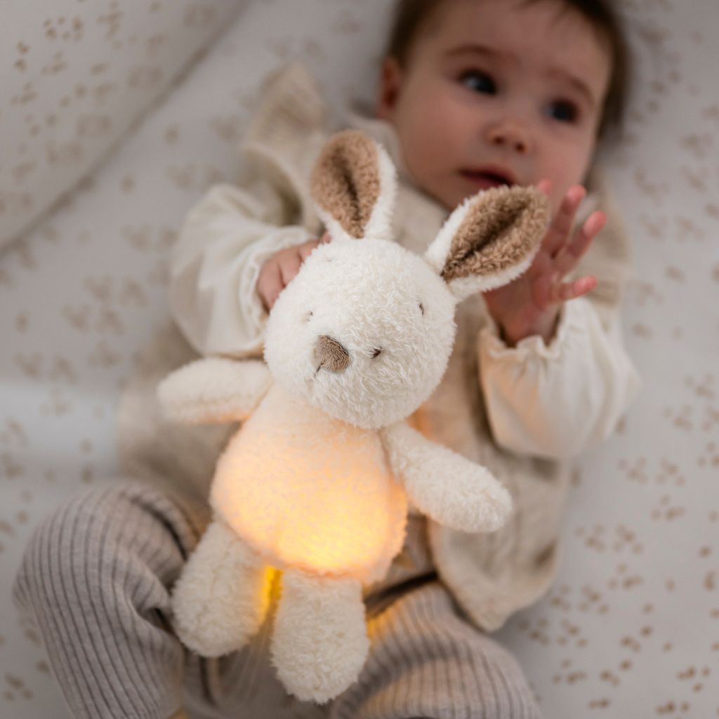 Nattou Peluche veilleuse Teddy/Nightlights Mini Sleepy lapin vanille