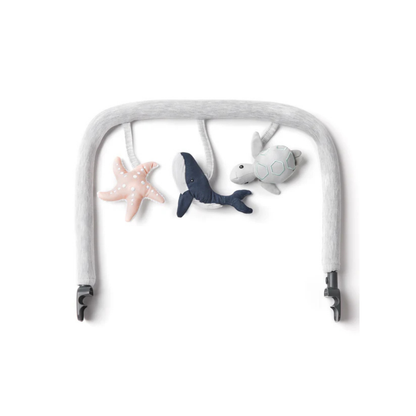 ERGObaby Relax + speelboog Evolve Light Grey