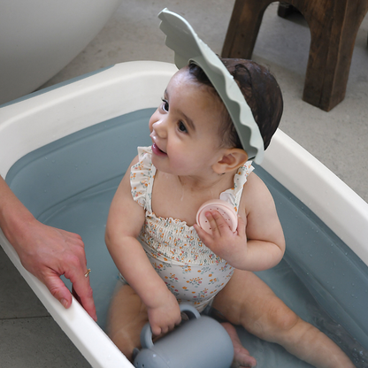 Béaba Visière de bain en silicone Vert de gris