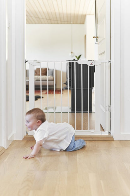 BabyDan Barrière de porte Asta blanc