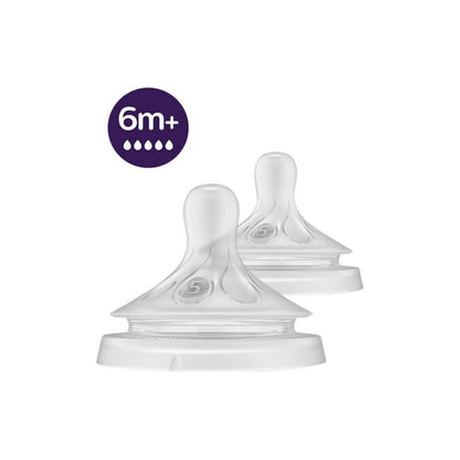 Philips AVENT Tétine Natural Response débit rapide - 2 pièces