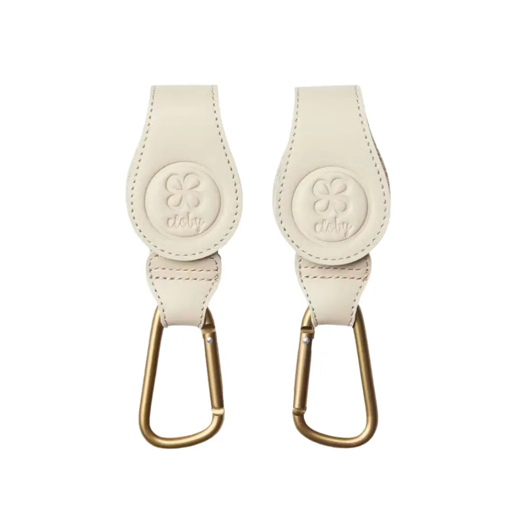 Cloby Crochets de Poussette Beige