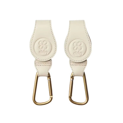 Cloby Crochets de Poussette Beige