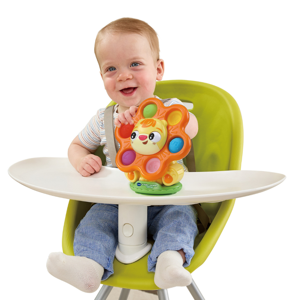 VTech Activiteitenspeeltje Vrolijke Leeuwen Spinner FR