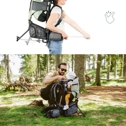 Babymoov Porte-bébé dorsal Moov & Hike vert clair