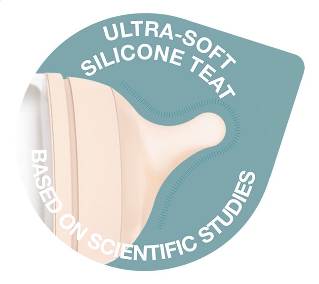 Suavinex Tétine anticolique Zerø.Zerø medium flow