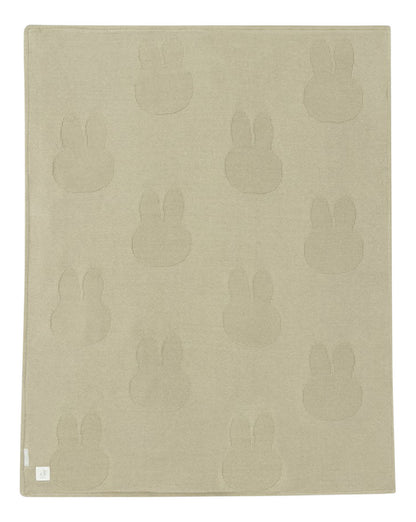 Jollein Deken voor bed Nijntje Olive Green Coral Fleece B 150 x L 100 cm