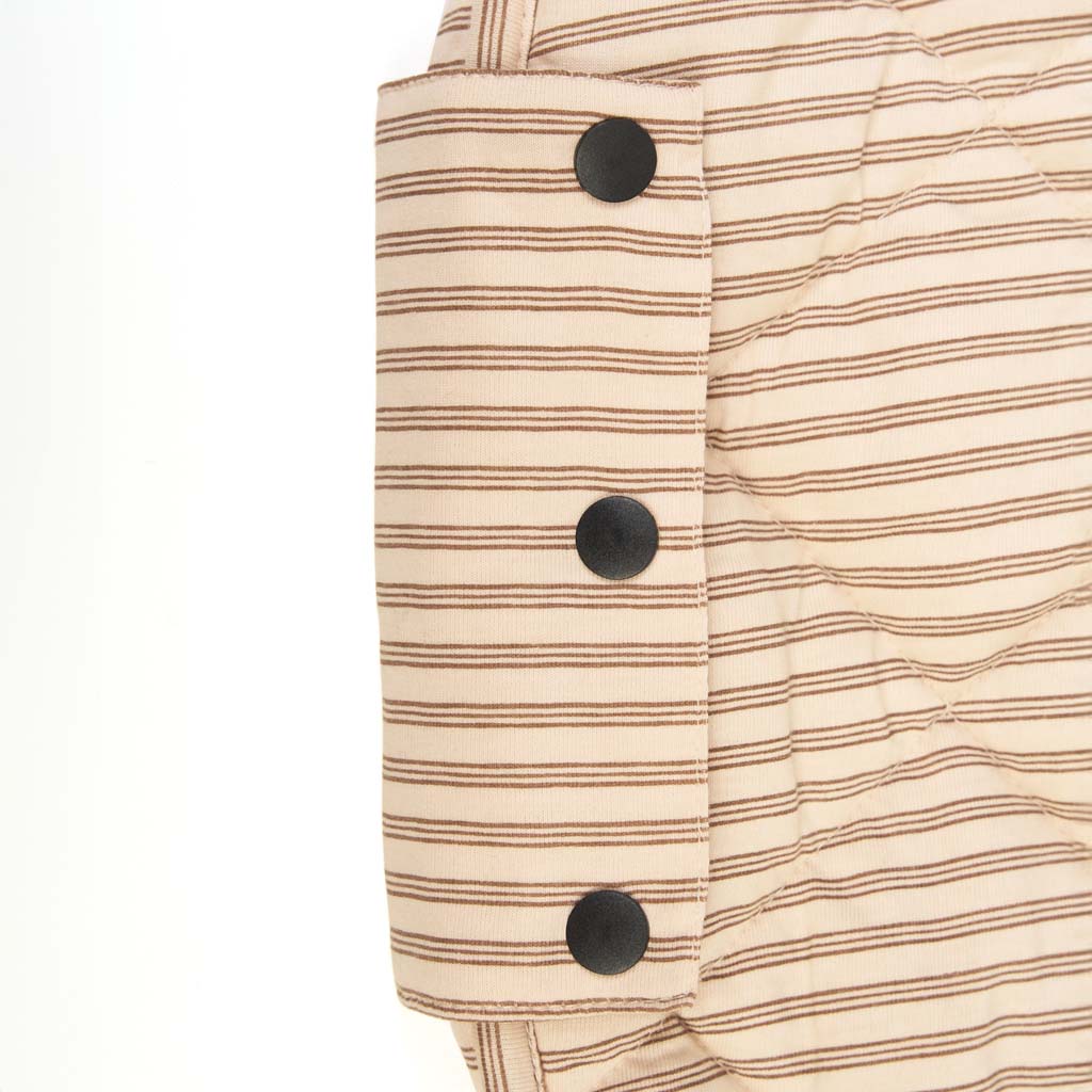 Play&Go Noomad soft stripes brown organic babymat & bag