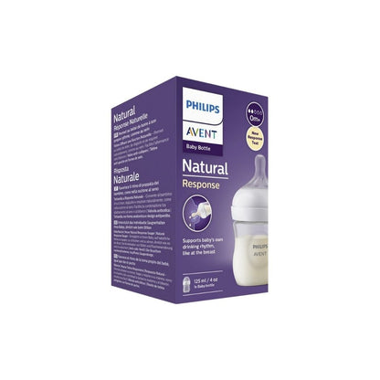 Philips AVENT Biberon Natural Response transparent 125 ml