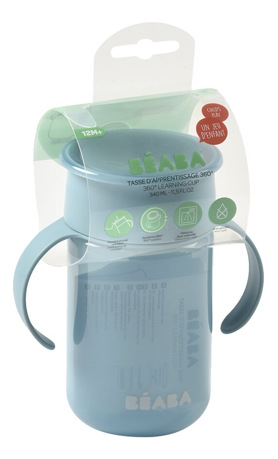 Béaba Gobelet d'apprentissage 360° bleu 340 ml