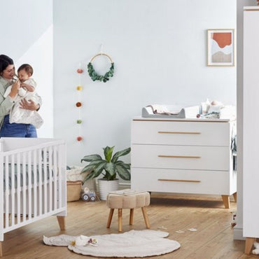 Transland Lit de bébé Steffi blanc
 L 120 x Lg
 60 cm
