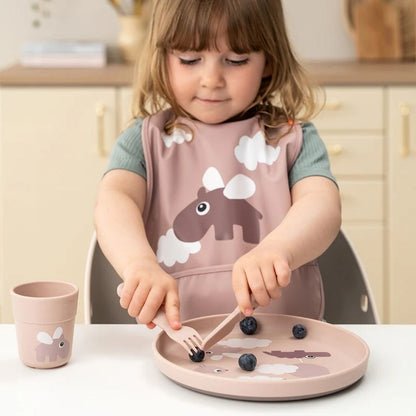 Done by Deer Fourchette, cuillère et couteau Happy dots Powder