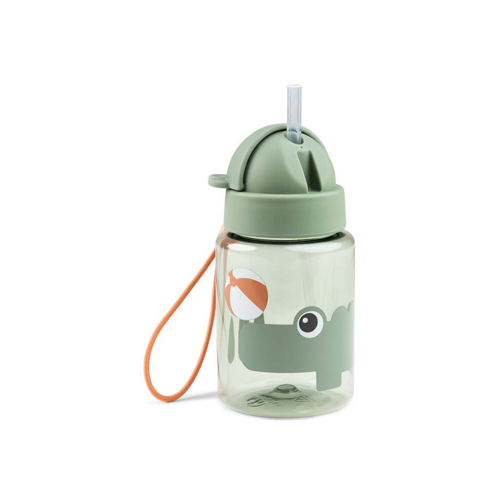 Done By Deer Gourde avec paille Playground vert 280 ml