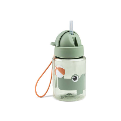 Done By Deer Gourde avec paille Playground vert 280 ml