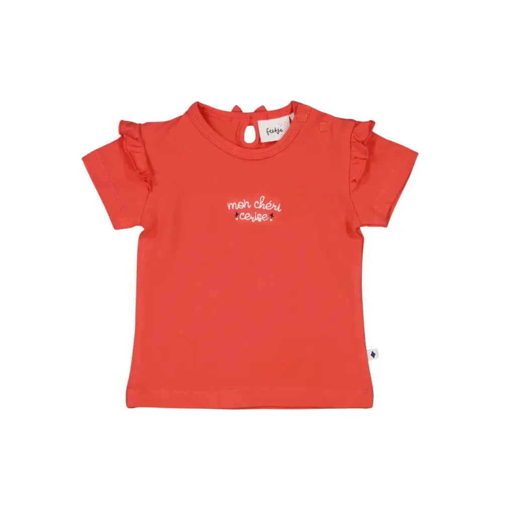 Feetje T-shirt - Mon Cheri m 80 Red Meisjes