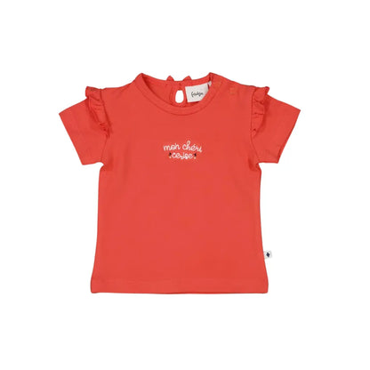 Feetje T-shirt - Mon Cheri m 80 Red Meisjes