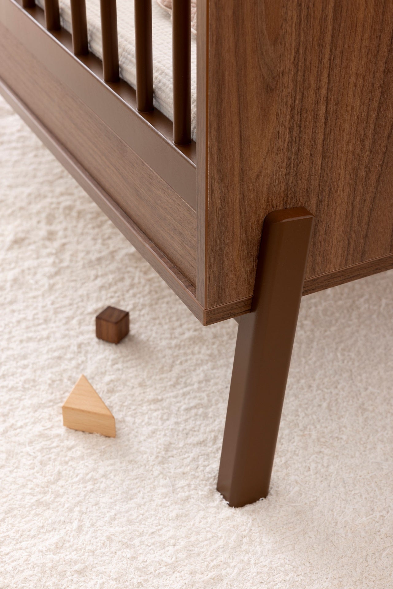 Quax Peuterbed Ashi Meegroeibed  L 140 x B 70 cm Chestnut
