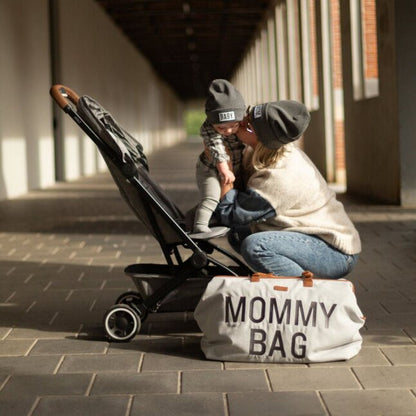 Childhome Sac à langer Mommy Bag Signature Canvas Grey