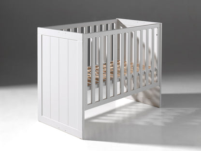 Jaxx Chambre de bébé 2 pièces (lit + commode) Erik blanc