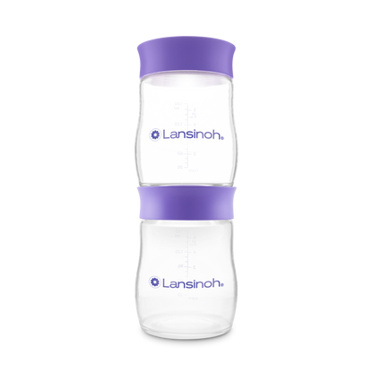 Lansinoh Pot de conservation pour lait maternel  160 ml - 4 pièces