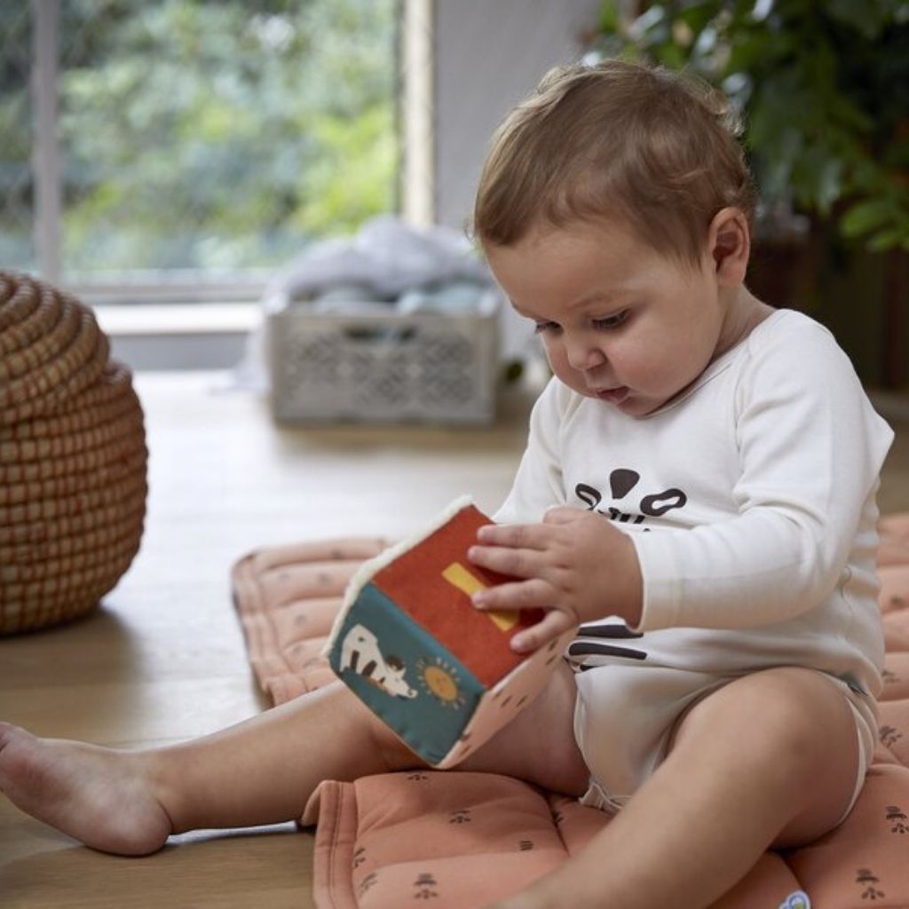 Dreambee Tapis pour parc Flo terracotta