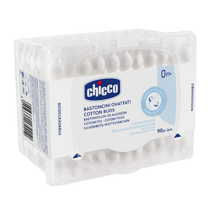 Chicco Cotons-tiges avec embout sécurisé - 90 pièces