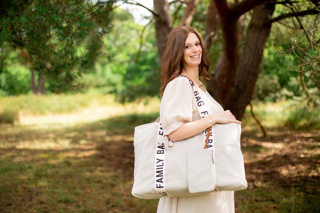 Childhome Sac à langer Family Bag écru