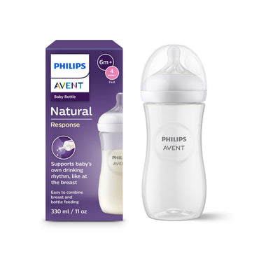 Philips AVENT Zuigfles Natural Response transparant 330 ml - 3 stuks