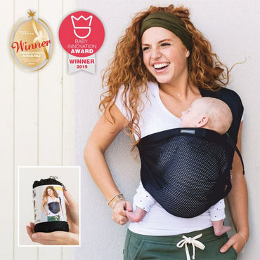 Minimonkey Porte-bébé combiné Mini Sling Recycled Black 