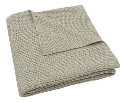 Jollein Deken voor wieg of park Basic Knit  Olive Green