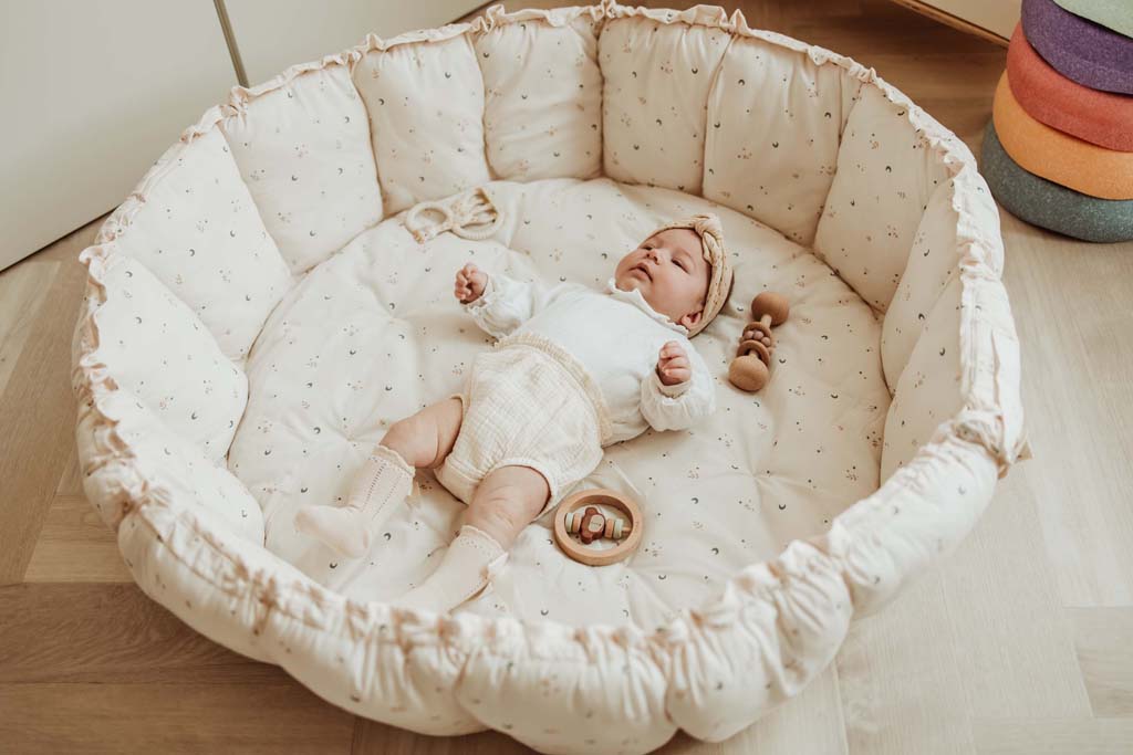 Play and Go Coco Moon Organic playmat, cocoon & organizer 130 cm