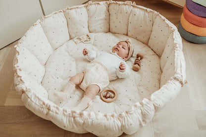 Play and Go Coco Moon Organic playmat, cocoon & organizer 130 cm