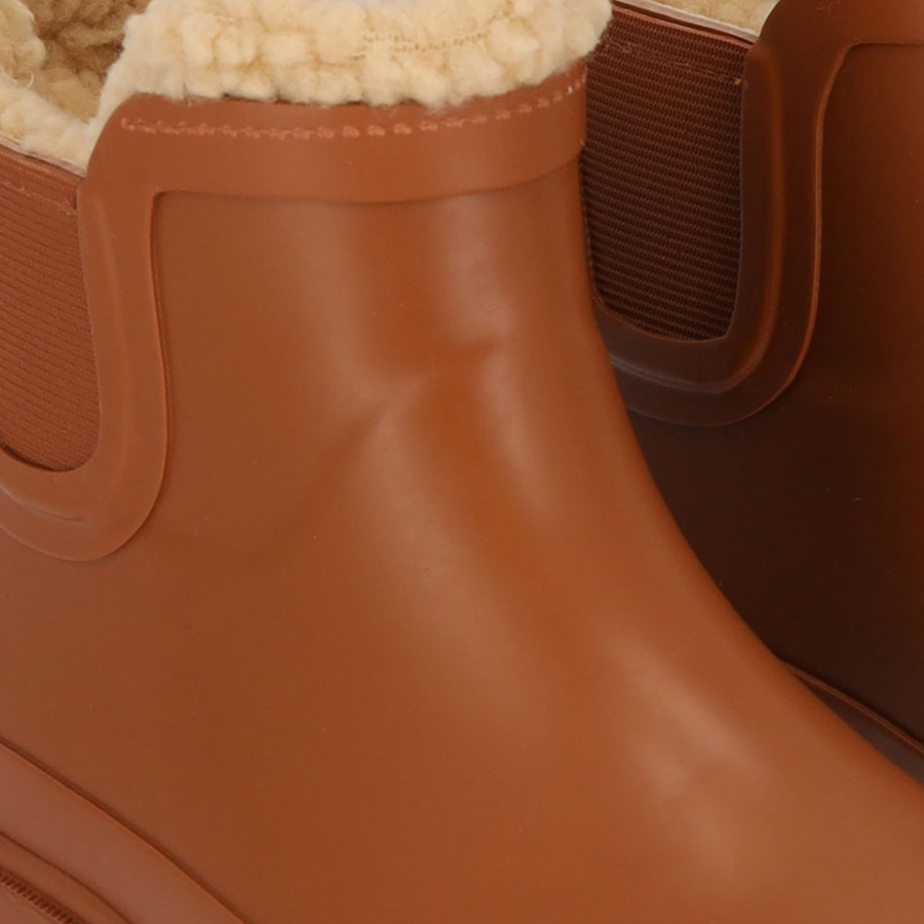 XQ Botte de pluie Chelsea doublée Brown 21/22
