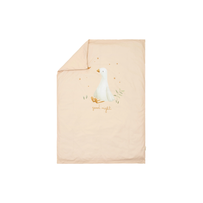 Little Dutch Dekbedovertrek bed Little Goose beige 100 x 140 cm