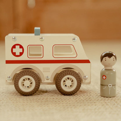 Little Dutch Houten Ambulance