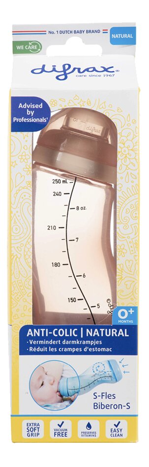 Difrax Biberon en S Natural Blossom 250 ml