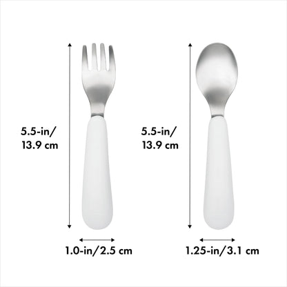 OXO Tot Fourchette et cuillère Opal