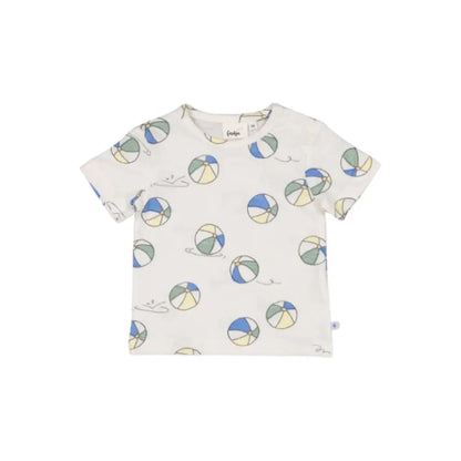 Feetje T-shirt AOP Pool Time m 74 Offwhite Jongens