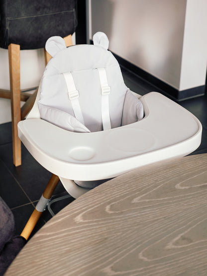 Béaba Coussin réducteur pour chaise haute Evolu 2 déperlant gris