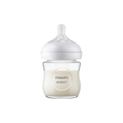 Philips AVENT Glazen zuigfles Natural Response transparant 120 ml - 3 stuks