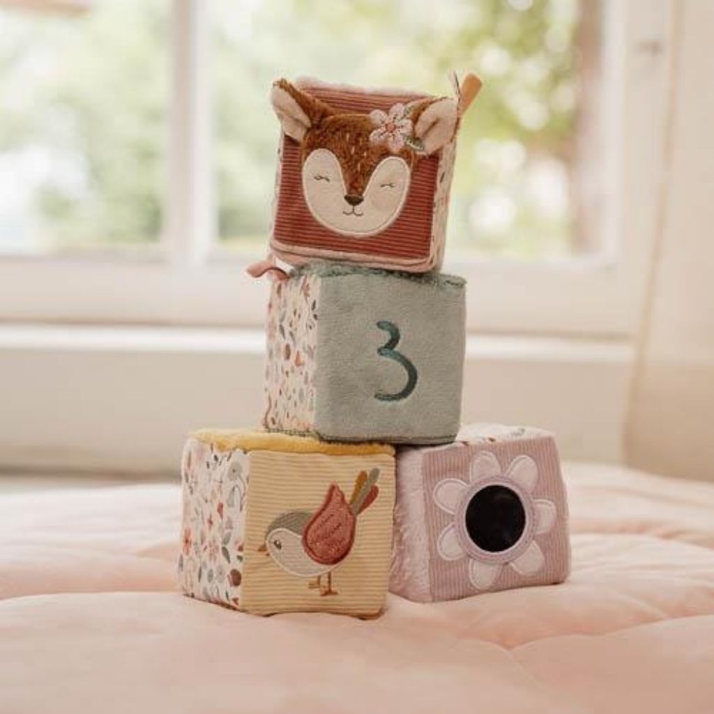 Little Dutch Zachte blokkenset Fairy Garden - 4 stuks