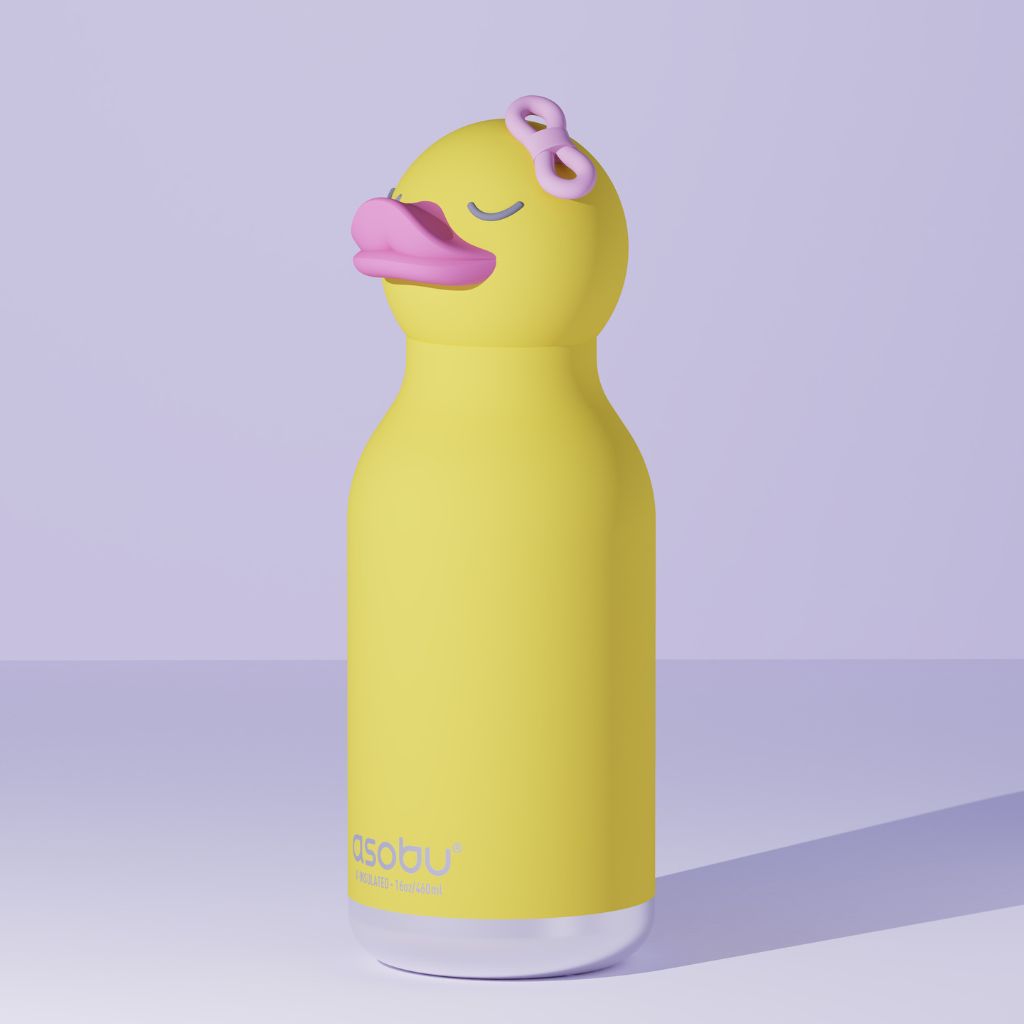 Asobu Geïsoleerde drinkfles Bestie Ducky 460 ml